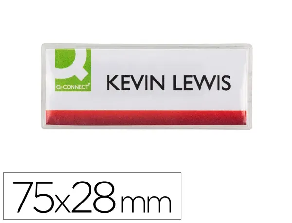 Badge q-connect clip magnetique ouverture superieure 75x28mm — Non classé