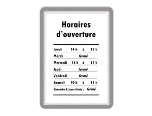 Pochette-cadre tarifold affichage magnetique magneto  a4 coloris gris sachet 2      unites — Non classé