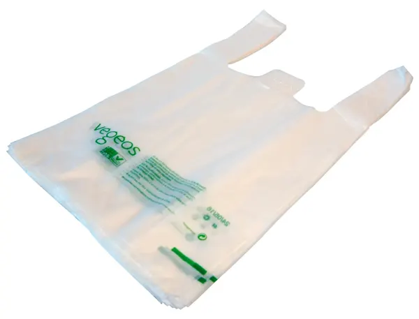 Sac dechets compostable alfapac bretelles 13 microns  7l resistance 1,5kg 380x450mm coloris naturel 1500 unites — Non classé