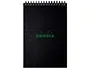 RHODIA Bloc reliure intégrale GREENPAD, A5+, quadrillé, noir — Papier, cahier & courrier — vue 2