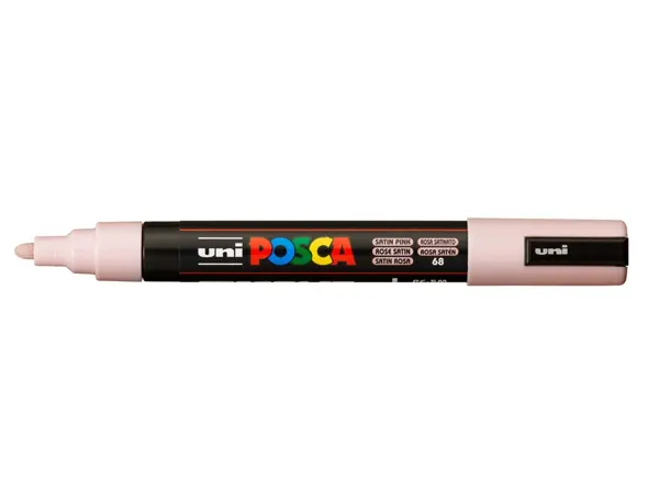 Marqueur posca pc5m peinture base eau inodore tout support pointe moyenne trait 1,8-2,5mm coloris rose satin — Non…