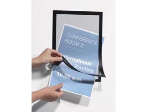 Cadre affichage durable duraframe autocollant a3      32,5x44,5cm coloris noir — Non classé