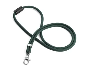 Cordon textile durable recycle fermeture securite    46cm coloris vert — Non classé