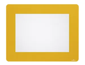 Cadre marquage sol durable a4 adhesif non permanent coloris jaune — Non classé