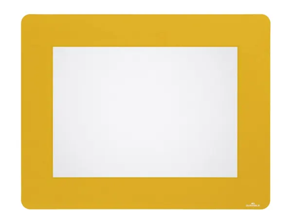 Cadre marquage sol durable a4 adhesif non permanent coloris jaune — Non classé