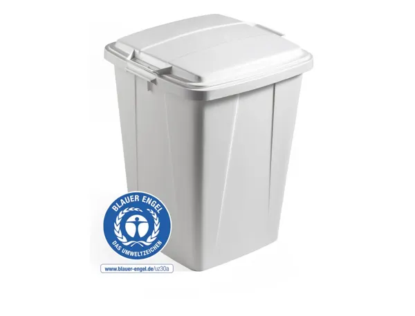 Conteneur a dechets durable durabin eco carre capacite    90l coloris gris — Non classé