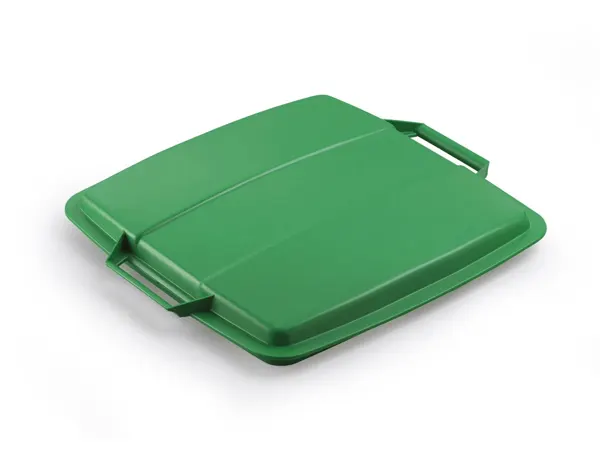Couvercle durable poubelle durabin capacite 90l carre    avec poignee coloris vert — Non classé