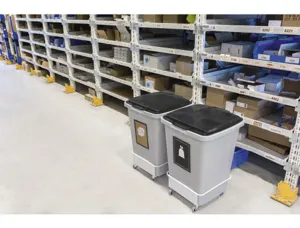 Couvercle durable poubelle durabin eco capacite 90l      carre coloris noir — Non classé