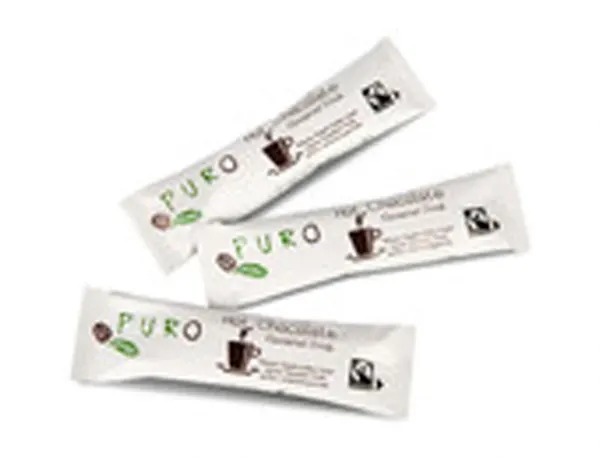 Chocolat lacte puro instantane fairtrade buchette 30g boite 100 unites — Non classé