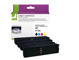 Cartouche d'encre compatible q-connect hp 913a 3000 p noir/cyan/magenta/jaune pack 4 couleur — Non classé
