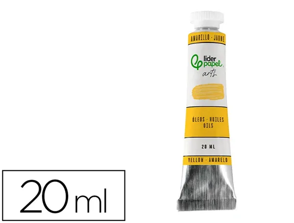 Peinture a l huile liderpapel tube en aluminium de 20 ml coloris jaune — Non classé