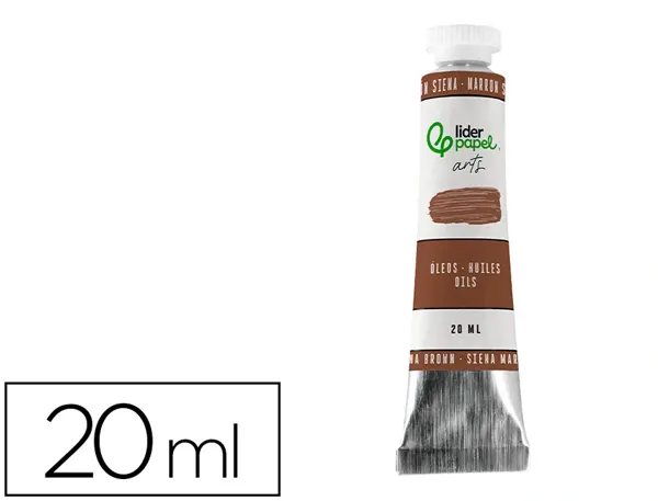 Peinture a l huile liderpapel tube en aluminium de 20 ml coloris marron sienne — Non classé