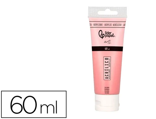 Peinture acrylique liderpapel tube en plastique de 60 ml    coloris saumon — Non classé