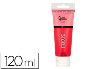 Peinture acrylique liderpapel tube en plastique de 120 ml   coloris rouge pyrrole — Non classé