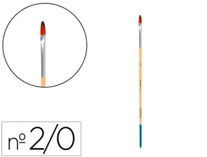 Pinceau pour peinture acrylique et aquarelle        liderpapel n 00 pointe langue de chat en poils synthetiques — Non classé