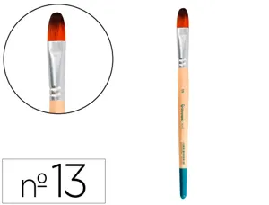 Pinceau pour peinture acrylique et aquarelle        liderpapel n 13 pointe langue de chat en poils synthetiques — Non classé