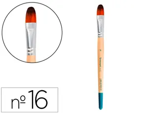 Pinceau pour peinture acrylique et aquarelle        liderpapel n 16 pointe langue de chat en poils synthetiques — Non classé