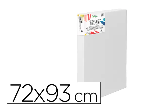 Toile sur chassis 3d liderpapel 30f extra large    agrafee au dos 100% coton     72x93 cm 380g/m2 certifie — Non classé