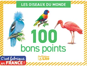 Bon point editions lito les oiseaux du monde 61x82mm      boite 100 unites — Non classé