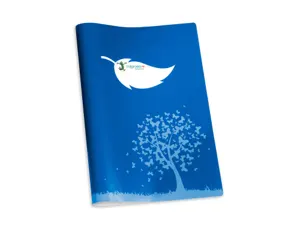 Protege-cahier colorosa a4 papier recycle coloris bleu — Non classé