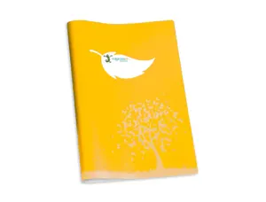 Protege-cahier colorosa a4 papier recycle coloris jaune — Non classé