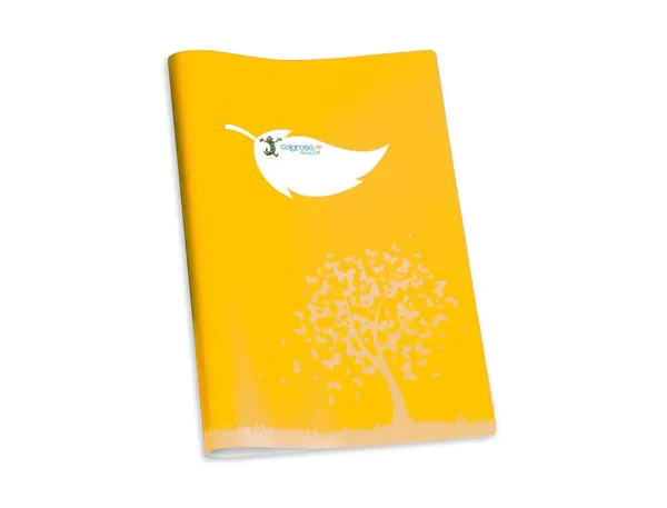 Protege-cahier colorosa a4 papier recycle coloris jaune — Non classé