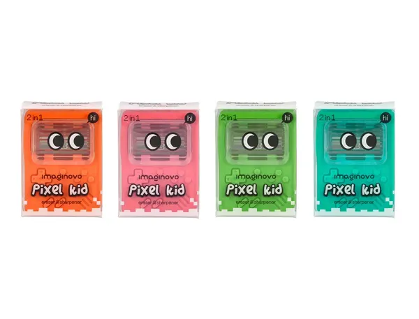 Gomme imaginovo erase it console avec taille crayon    coloris assortis — Non classé