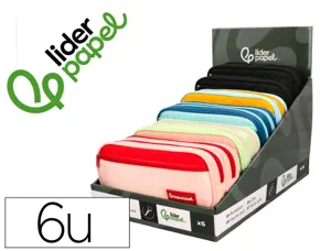 Trousse liderpapel duo 2 fermeture eclair avec poche a l'avant dim 300x230x385mm — Non classé