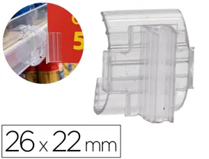 Support porte-etiquette prix q-connect incurve etiquette   26x22 mm — Non classé