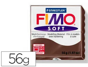Pâte à modeler fimo soft coloris chocolat pain 57g — Non classé