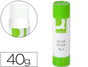 Colle blanche q-connect usage scolaire bureau tout type de papier bâton 40g — Non classé