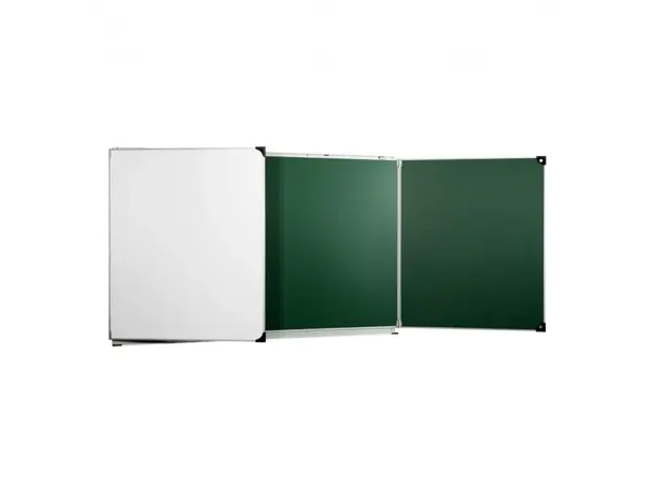 Tableau ulmann triptyque haute qualite 100x200cm       coloris blanc et vert — Non classé