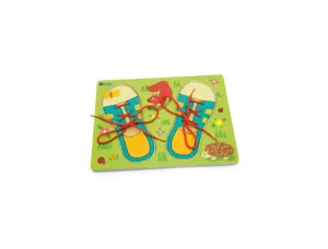 Chaussures a nouer andreu toys support en bois 30x22 cm — Non classé