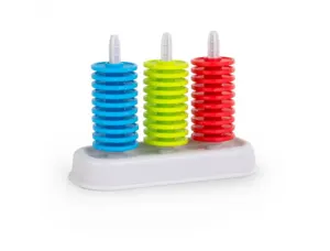 Abaques miniland petits abaques classification des    couleur 4 abaques et 120      pieces 3 coloris assortis — Non classé