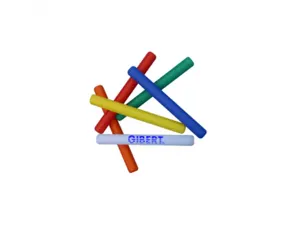 Course first loisirs batons de relais monoblocs avec      bouts arrondis lot de 6       coloris assortis — Non classé