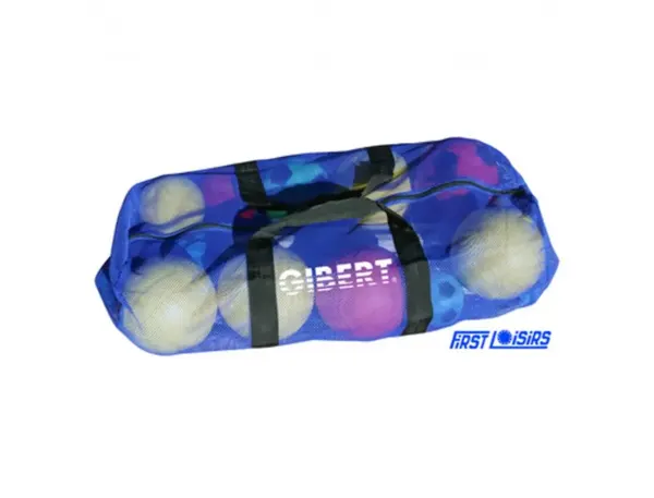 Sac sport first loisirs maille alveolee zip poignees  larges max 15 ballons 92x42cm — Non classé