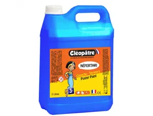 Gouache liquide cleopatre nefertari coloris cyan le     flacon 2l — Non classé