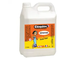 Gouache liquide cleopatre nefertari coloris blanc le    flacon 2l — Non classé