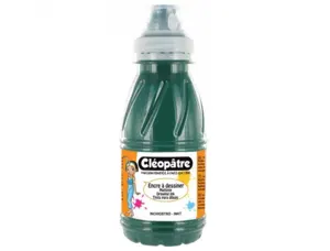 Encre a dessiner cleopatre diluable a l eau              multisupports flacon de 250   ml coloris vert sapin — Non classé