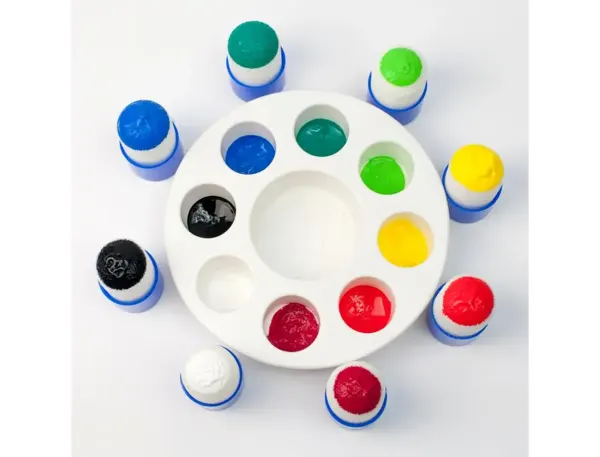 Palette godets et 10 tampons mousse dont 2 gratuits — Non classé