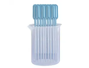 Lot de pipettes cleopatre goutte a goutte avec becher   gradue gratuit 10 pipettes et 1 becher — Non classé