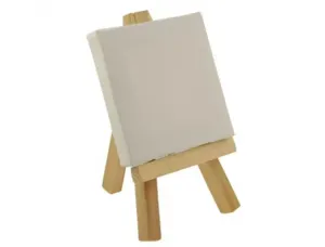 Mini chevalet bois avec toile 12x7 cm chassis 7x7 cm — Non classé