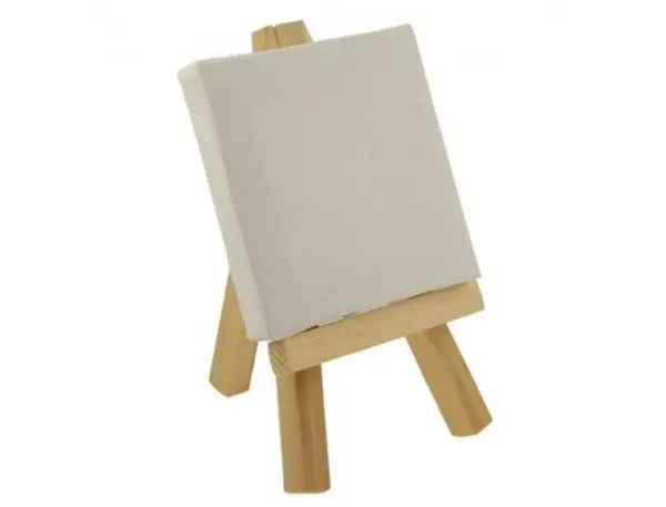 Mini chevalet bois avec toile 12x7 cm chassis 7x7 cm — Non classé
