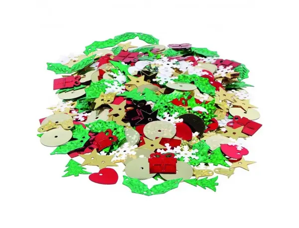 Sequins noel innspiro motifs et coloris assortis sachet de 70g — Non classé