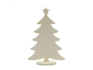 Sapin bois ocolor sur base 13x20cm coloris naturel lot   de 10 — Non classé