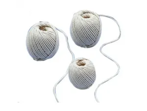 Pelote coton blanc tresse graine creative 3mm 100g — Non classé