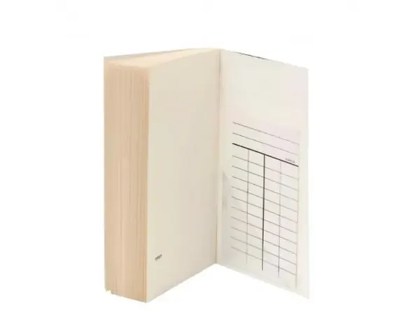 Fiche de pret filmolux imprimee 4 colonnes pour livres bibliotheques 125x75mm coloris blanc paquet de 250 — Non classé