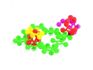 Fleurs a assembler vinco educational plastique souple  et silencieux diametre 4 cm   190 pieces — Non classé