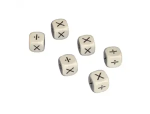 Jeu de 6 des culture club multiplication et division 16 mm — Non classé