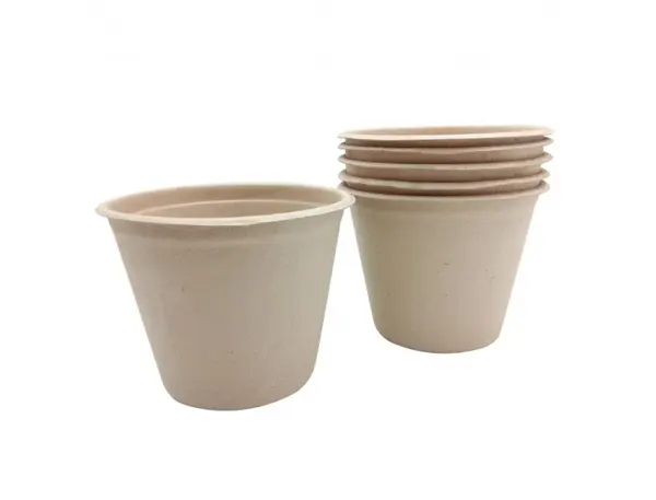 Lot de pots en cellulose culture club 100% organique et recyclable contenance 425ml 10 unites — Non classé